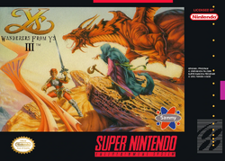 Ys III Wanderers from Ys NA SNES Box Art.png