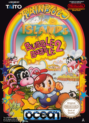 Rainbow Islands The Story of Bubble Bobble 2 EUR NES Box Art.png