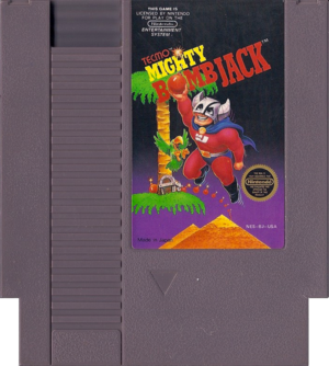 Mighty Bomb Jack NA NES Cartridge.png