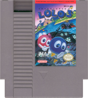 Adventures of Lolo 3 NA NES Cartridge.png