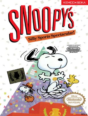 Snoopy's Silly Sports Spectacular NA NES Box Art.jpg