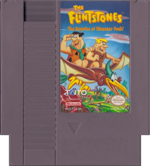 The Flintstones Surprise at Dinosaur Peak NA NES Cartridge.png
